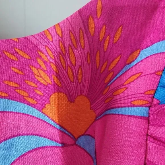 Tuckernuck womens x Cameran Eubanks Wimberly Wild Azalea Edisto Dress size M - Picture 5 of 9